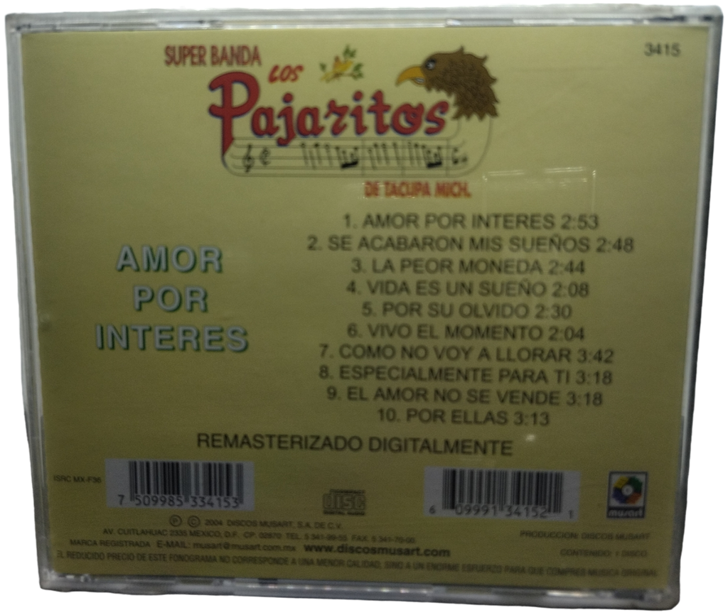 Super Banda Los Pajaritos - Amor Por Interes
