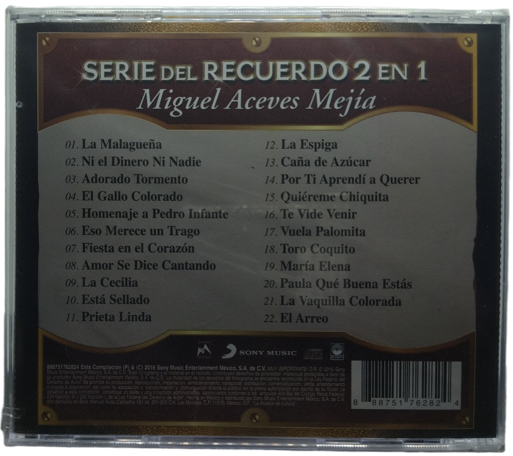 Miguel Aceves Mejia - Serie De Recuerdo