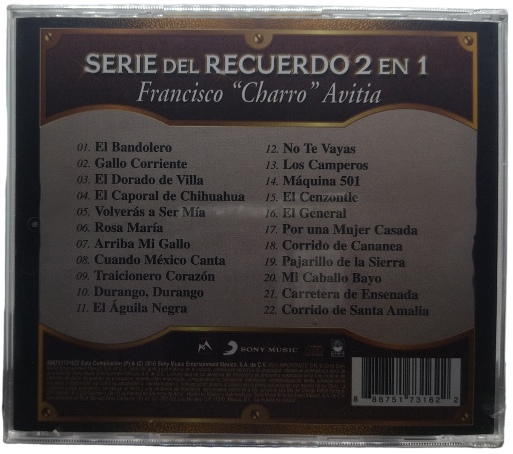 Francisco Charro Avitia - Serie De Recuerdo