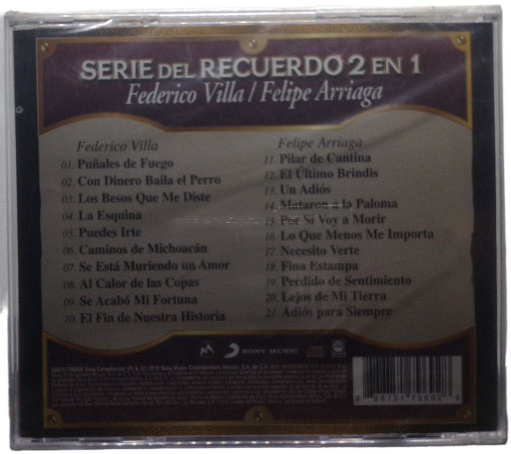 Federico Villa / Felipe Arriaga - Serie De Recuerdo