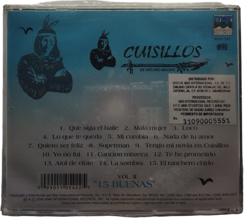 Cuisillos - 15 Buenas Vol. Ii