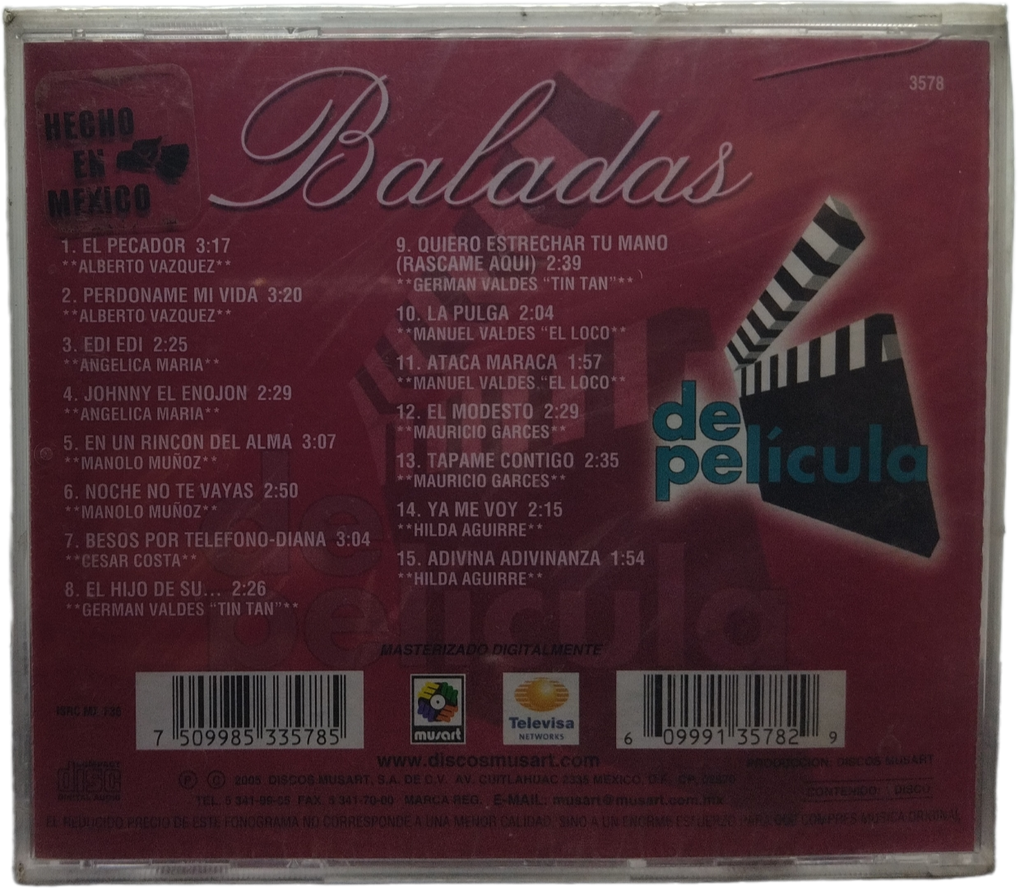 Varios - Baladas - De Pelicula