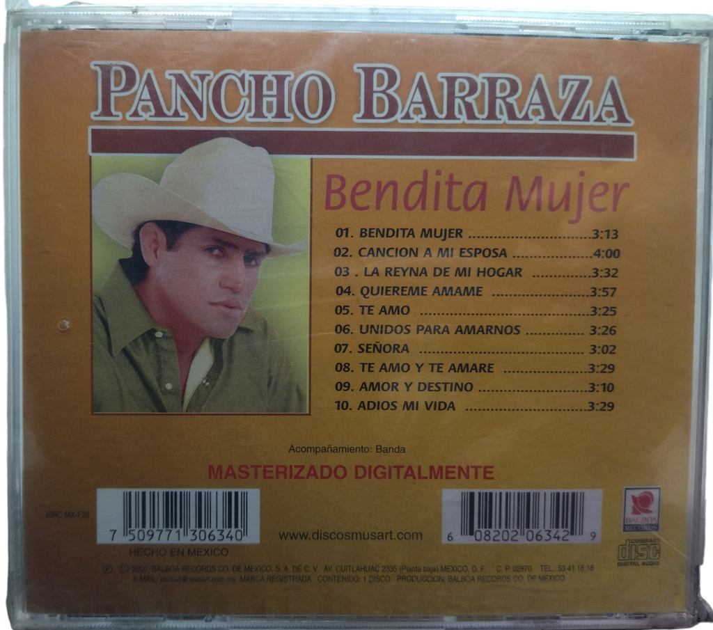Pancho Barraza - Bendita Mujer