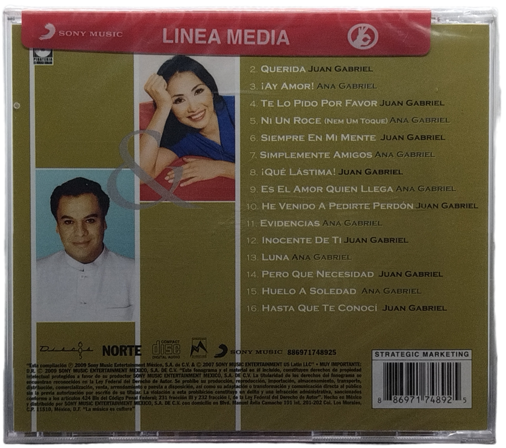 Juan Gabriel / Ana Gabriel - Simplemente Amigos