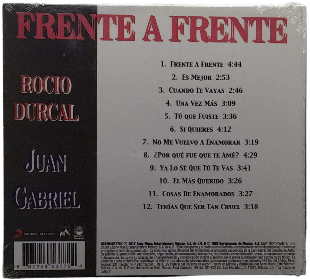Rocio Durcal / Juan Gabriel - Frente A Frente Vol. 1