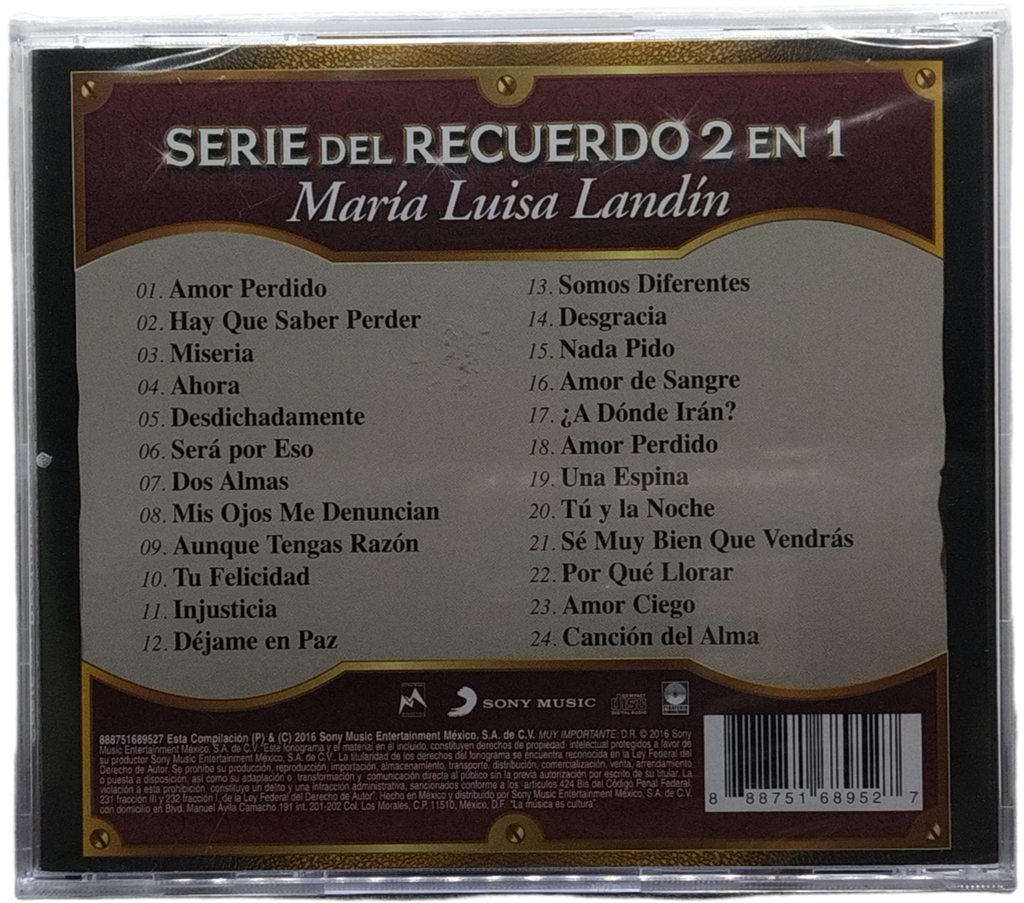 Maria Luisa Landin - Serie Del Recuerdo