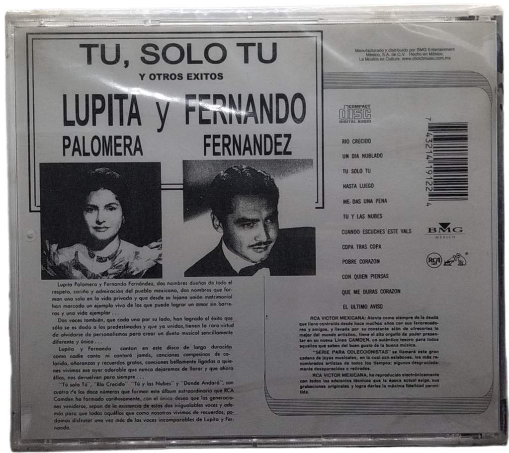 Lupita Palomera - Fernando Fernandez - Tu Solo Tu Y Otros Exitos
