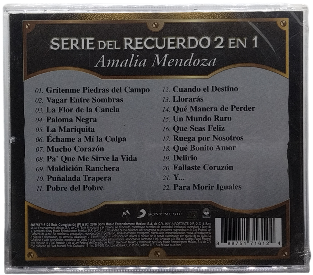 Amalia Mendoza - Serie Del Recuerdo