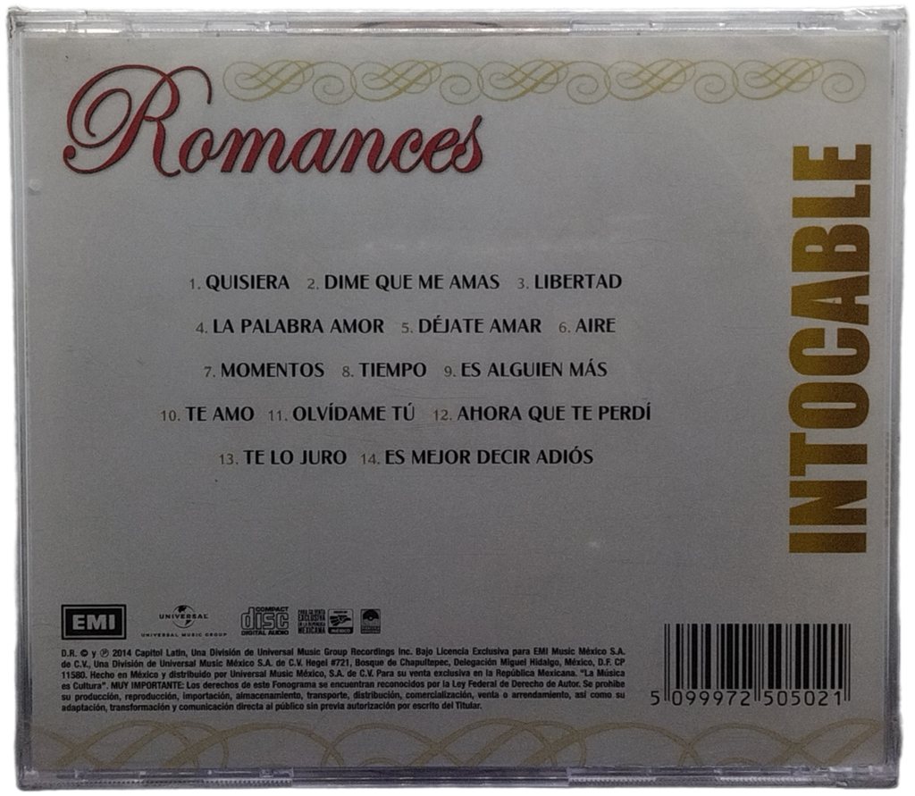 Intocable - Romances