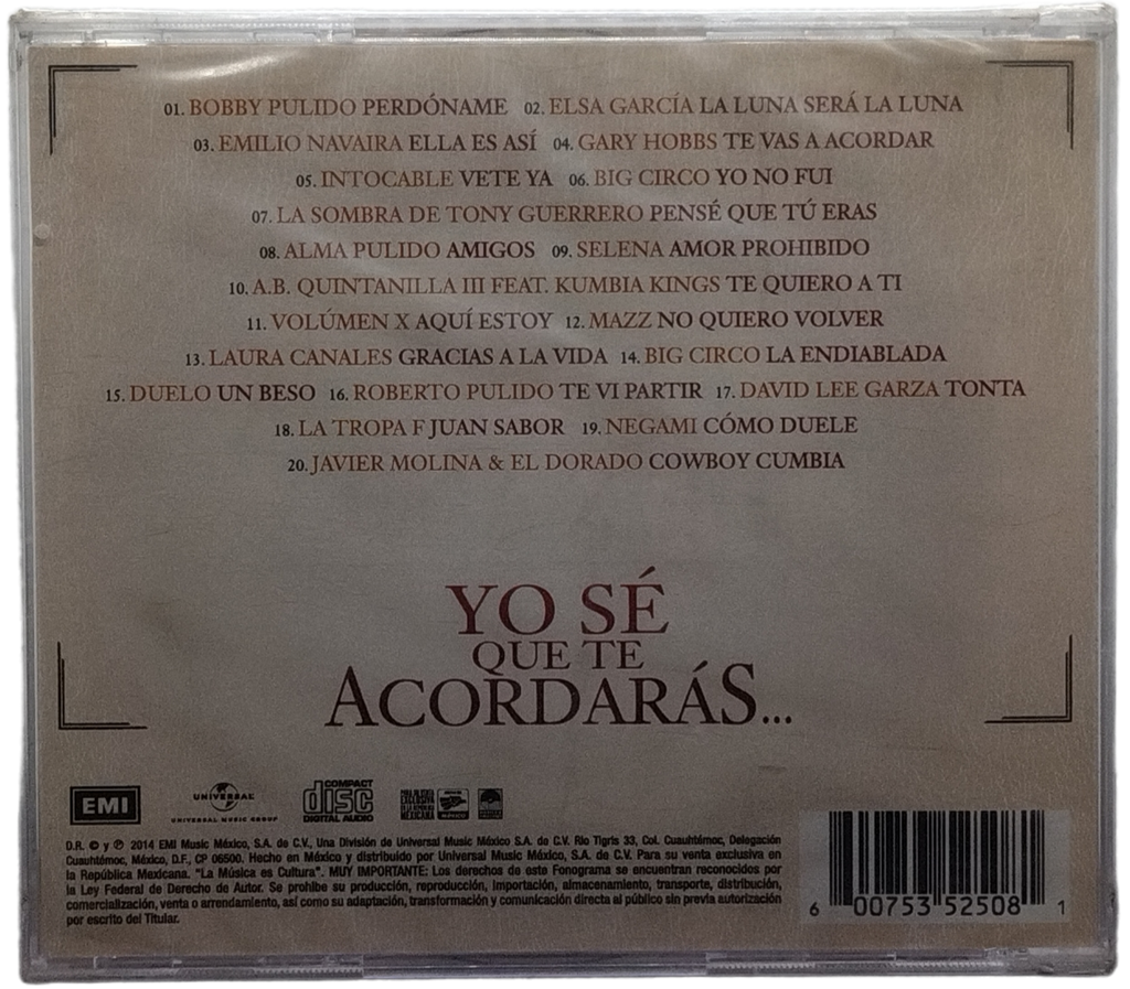 Varios - Texano - Texano - Yo Se Que Te Acordaras