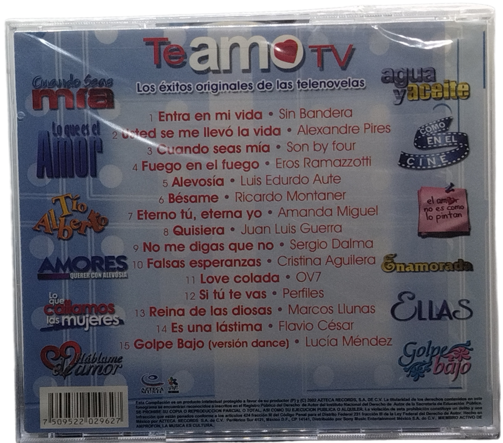 Varios - Te Amo Tv - Los Exitos Originales De Las Telenovelas