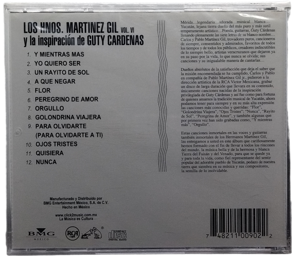 Los Hermanos Martinez Gil - Y La Inspiracion De Guty Cardenas Vol. Vi