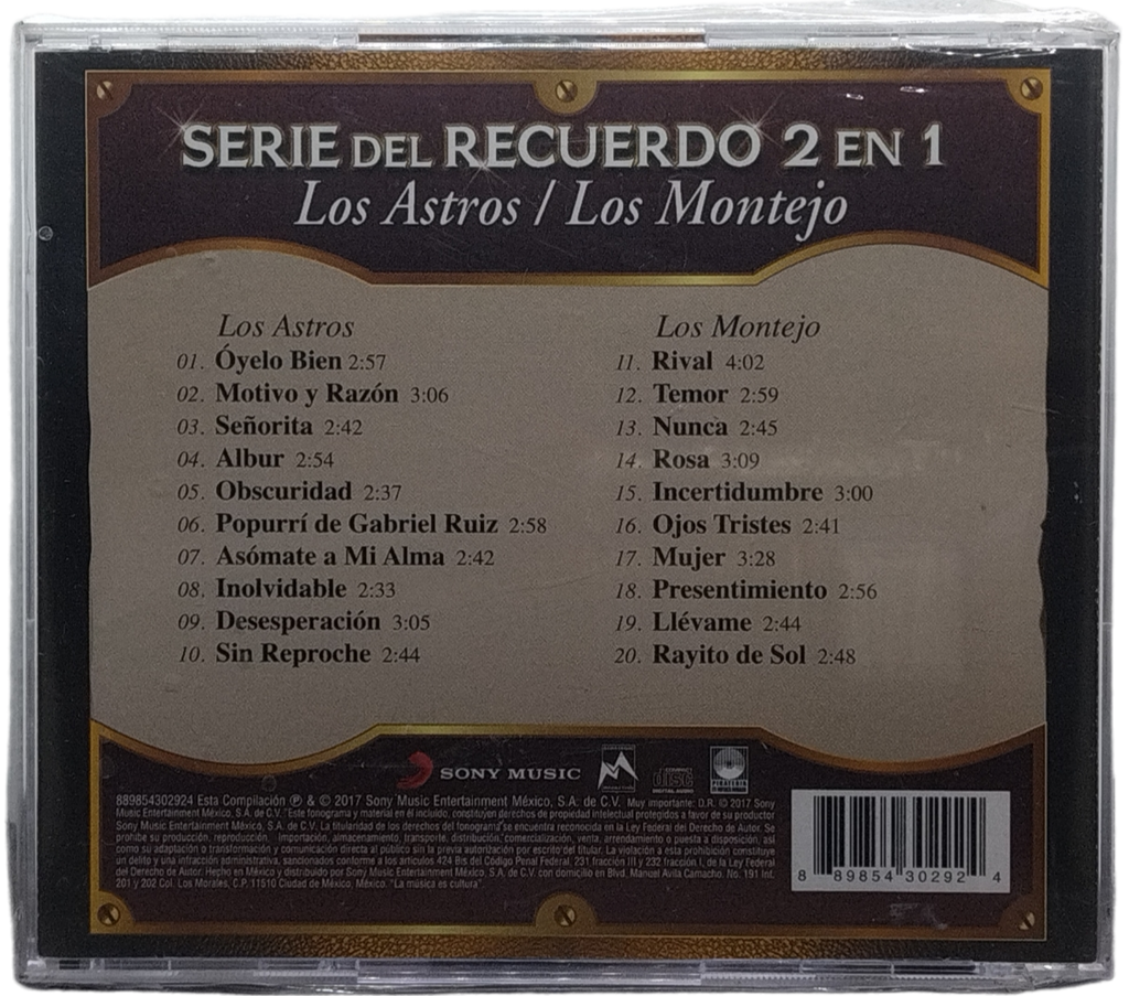 Los Astros / Los Montejo - Serie Del Recuerdo