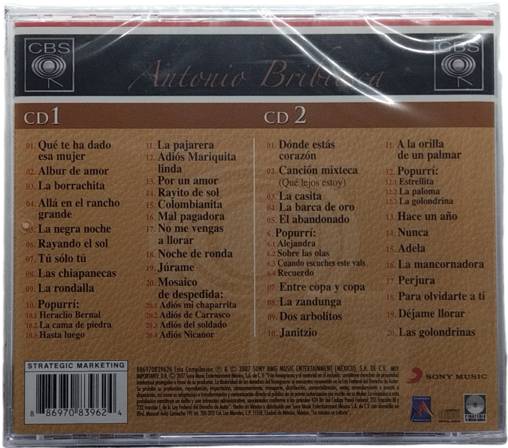 Antonio Bribiesca - La Gran Coleccion 60 Aniversario