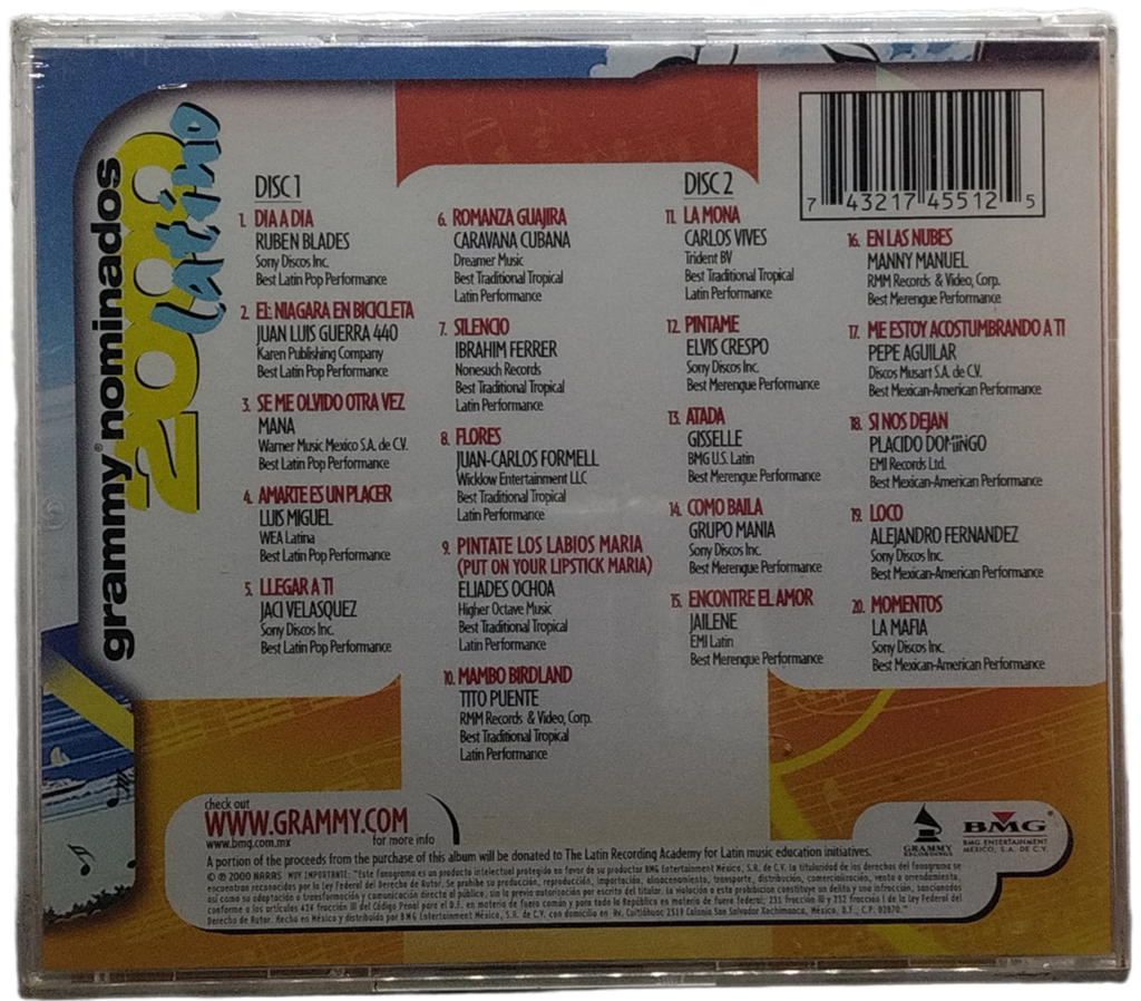 Varios - Grammy Nominados 2000 Latino
