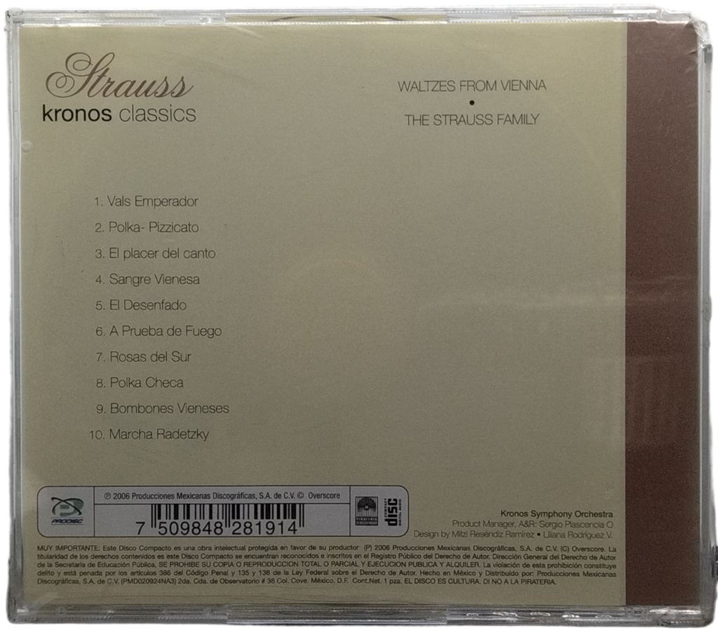 Waltzes From Vienna - The Strauss Family