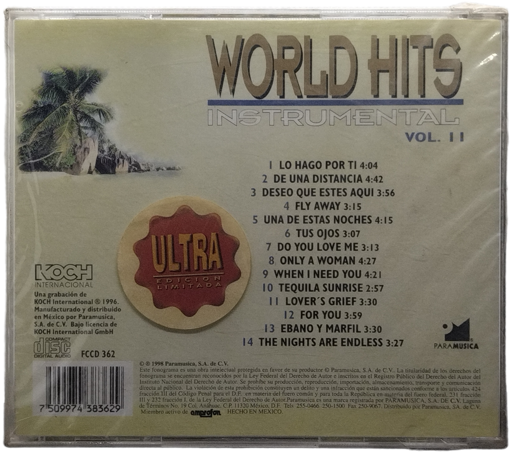 Orquesta Con Sonido Acustico - World Hits Instrumental Vol. Ii