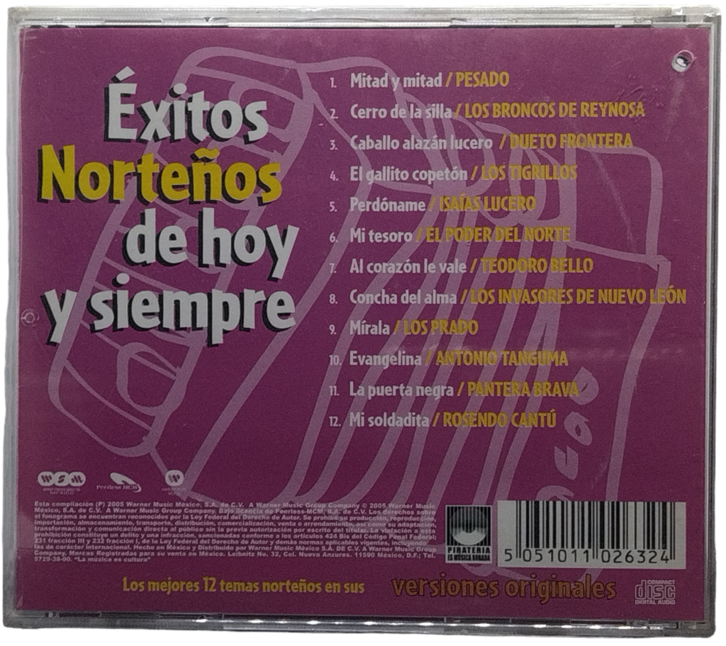 Varios - Exitos Norteños De Hoy Y Siempre