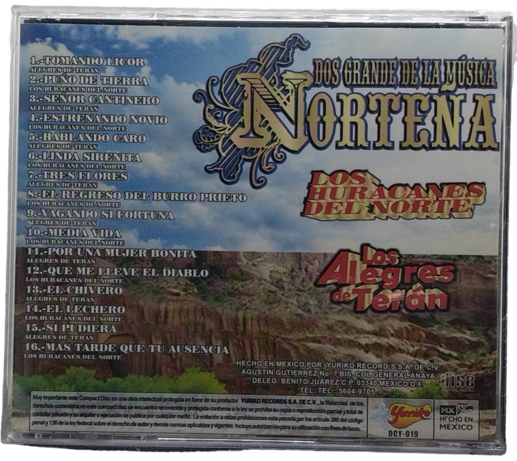 Los Huracanes Del Norte / Los Alegres De Teran - 2 Grandes De La Musica Norteña