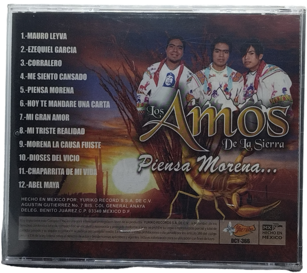 Los Amos De La Sierra - Piensa Morena