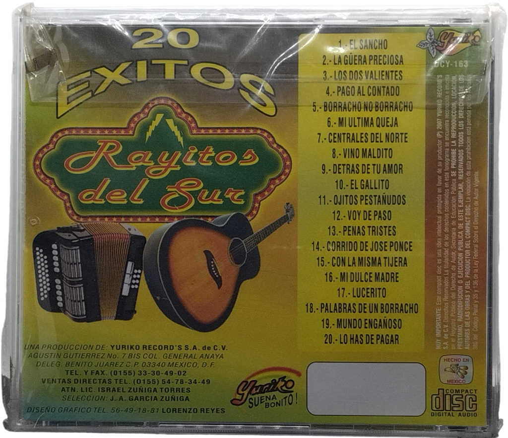 Rayitos Del Sur - 20 Exitos