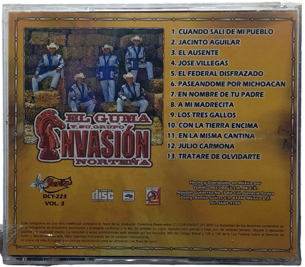 El Guma Y Su Grupo Invasion Norteña - Jacinto Aguilar