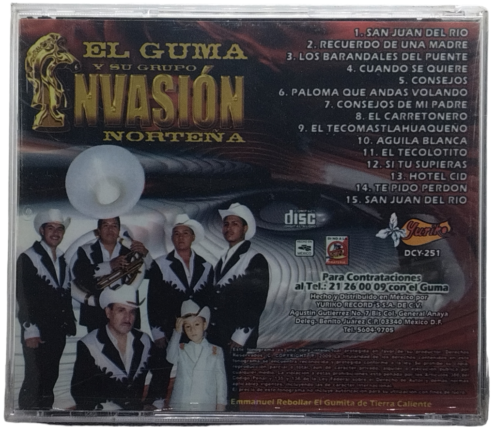 El Guma Y Su Grupo Invasion Norteña - Recuerdo De Una Madre