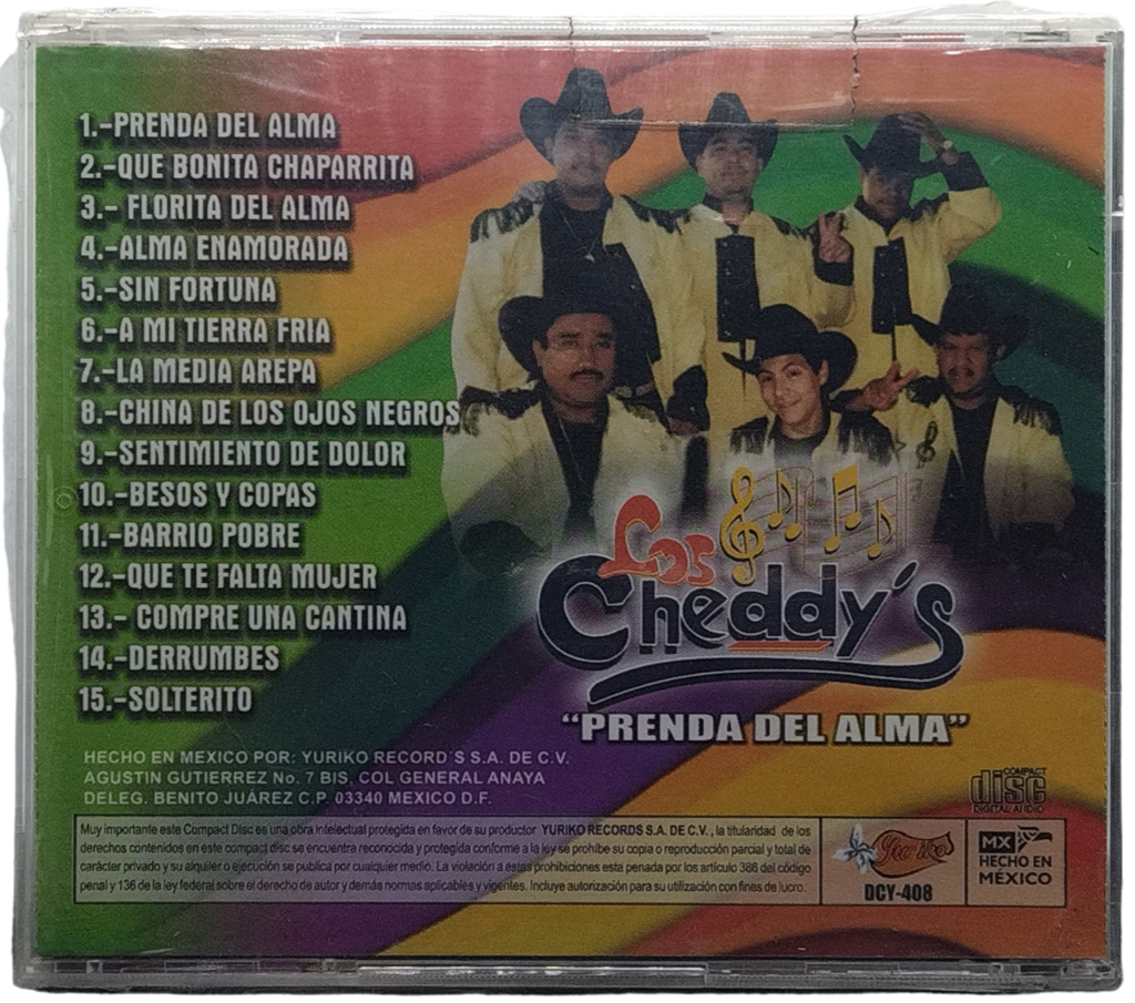 Los Cheddys - Prenda Del Alma