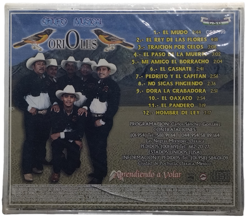 Grupo Musical Los Orioles - Aprendiendo A Volar