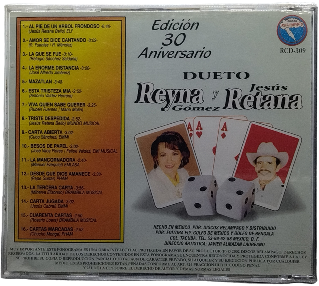 Dueto Reyna Y Retana - Vol. 2 16 Exitos Del