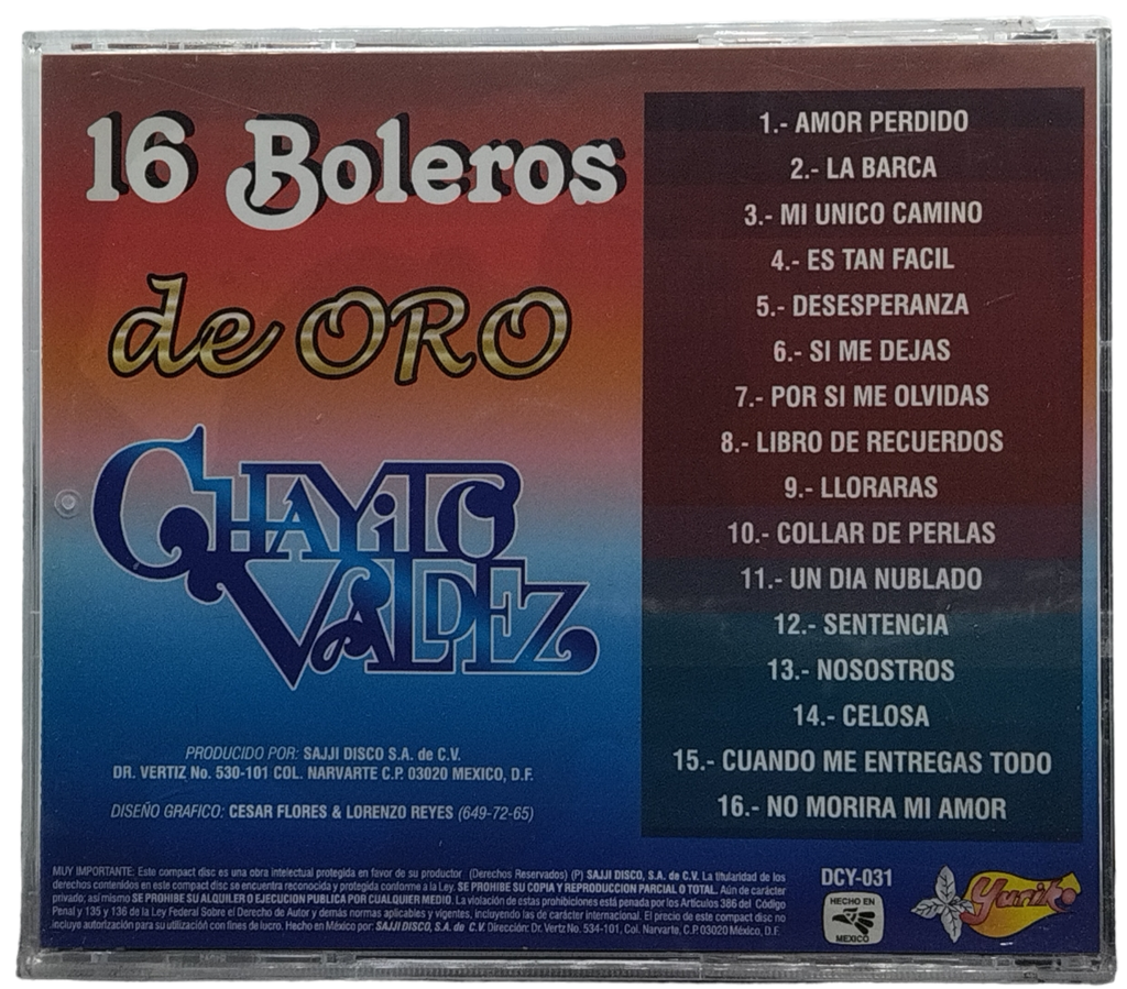 Chayito Valdez - 16 Boleros De Oro