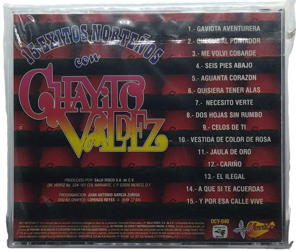 Chayito Valdez - 15 Exitos Norteños