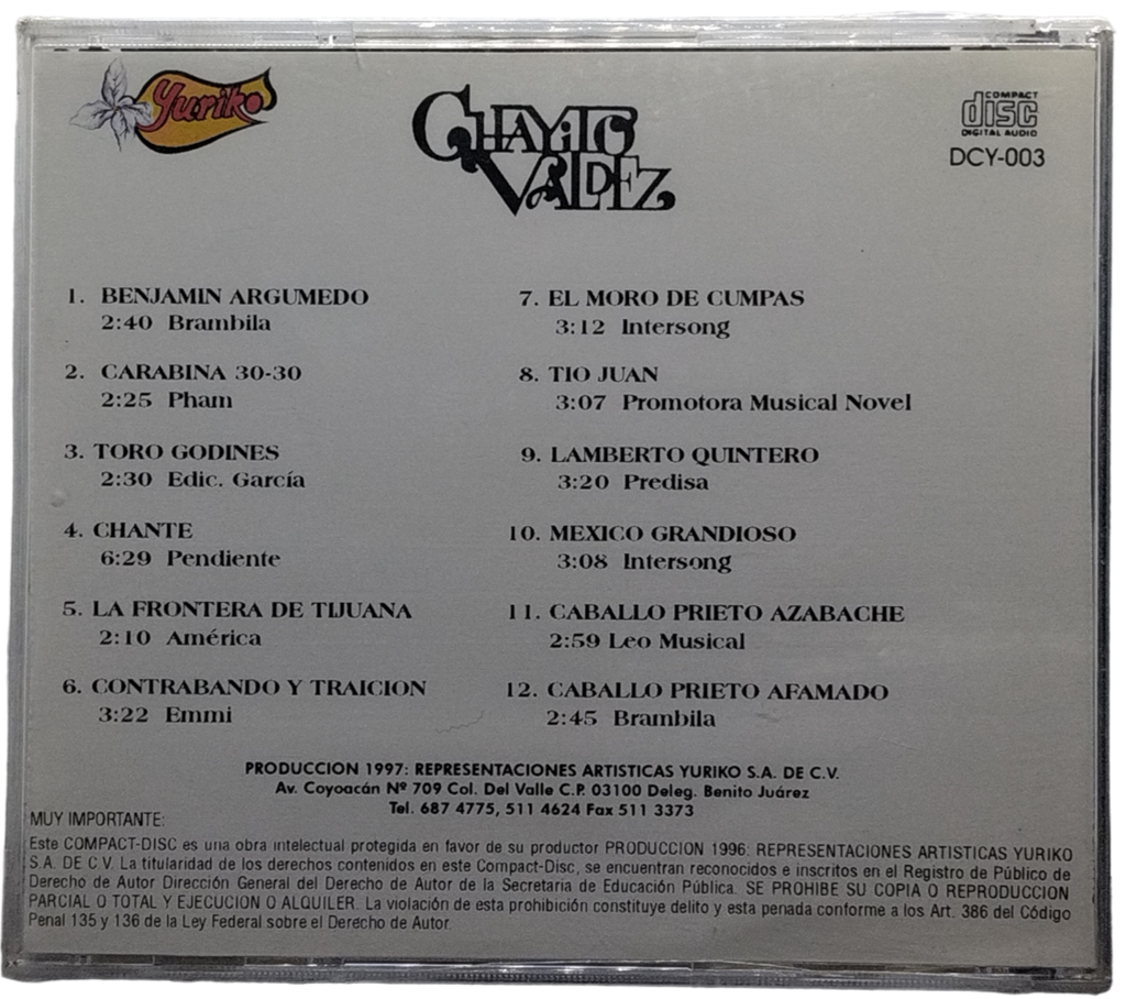 Chayito Valdez - Corridos Famosos