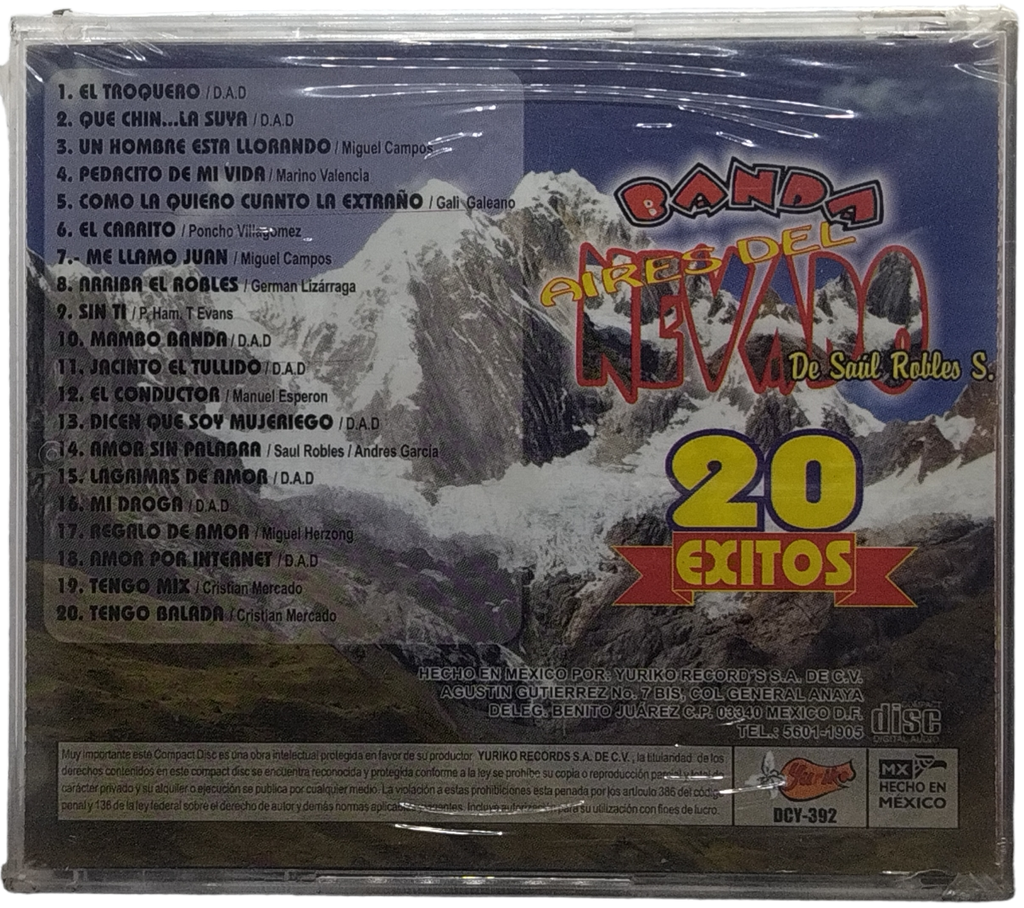 Banda Aires Del Nevado - 20 Exitos