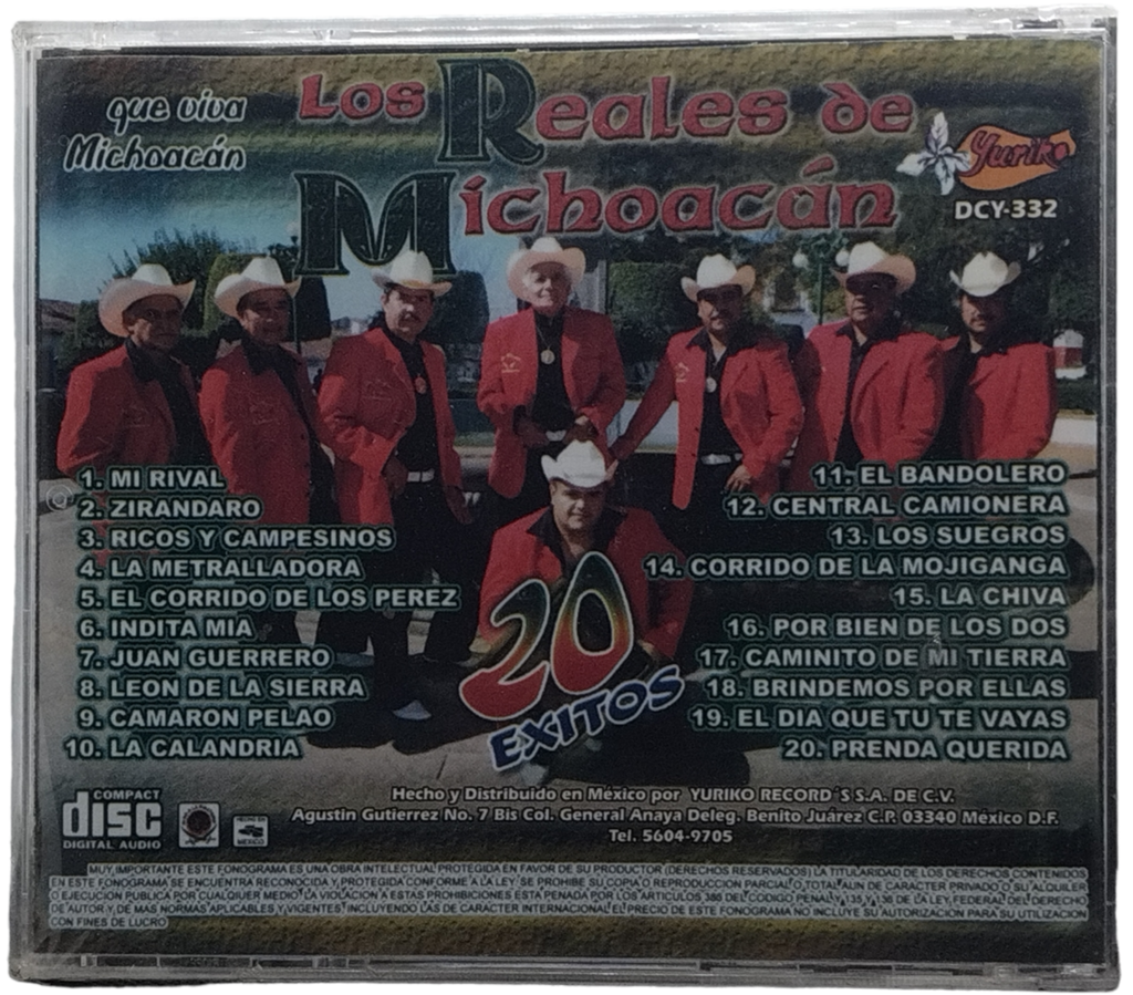 Los Reales De Michoacan - 20 Exitos