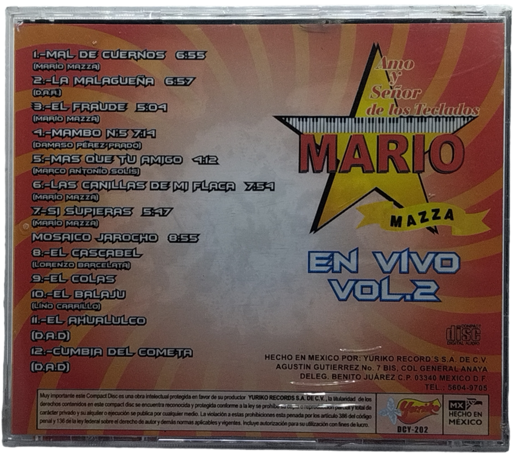 Mario Mazza - En Vivo Vol. 2