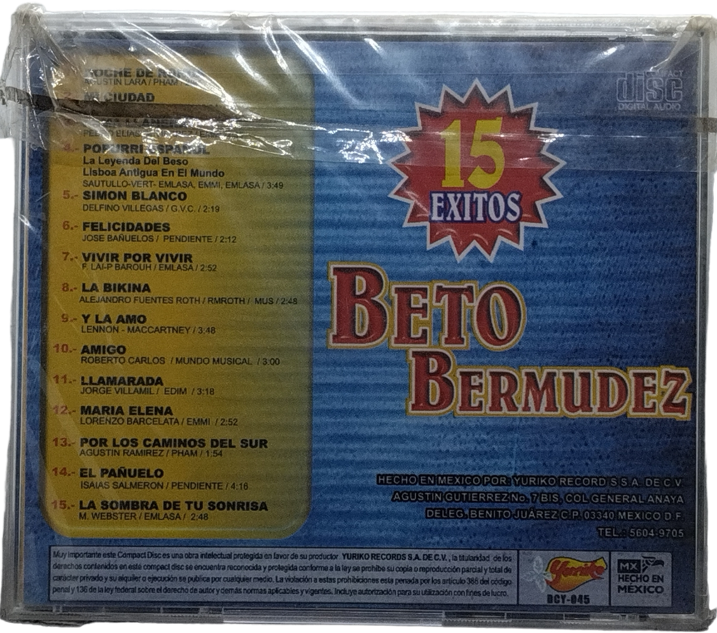 Beto Bermudez - 15 Exitos
