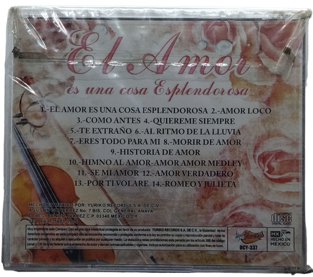 Jorge Espinoza Carrizales Y Su Violin - El Amor Es Una Cosa Esplendorosa