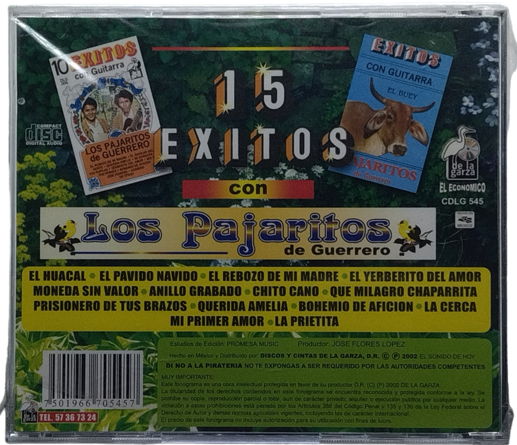 Los Pajaritos De Guerrero - 15 Exitos Con
