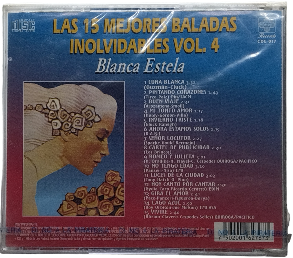 Blanca Estela - Las 15 Mejores Baladas Vol. 4