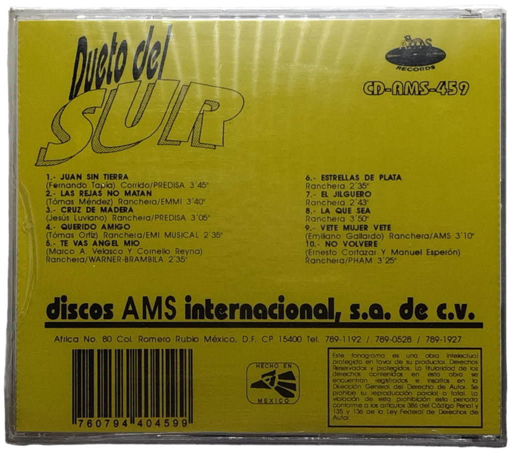 Dueto Del Sur - Juan Sin Tierra