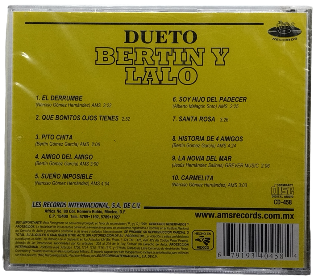 Dueto Bertin Y Lalo - El Derrumbe
