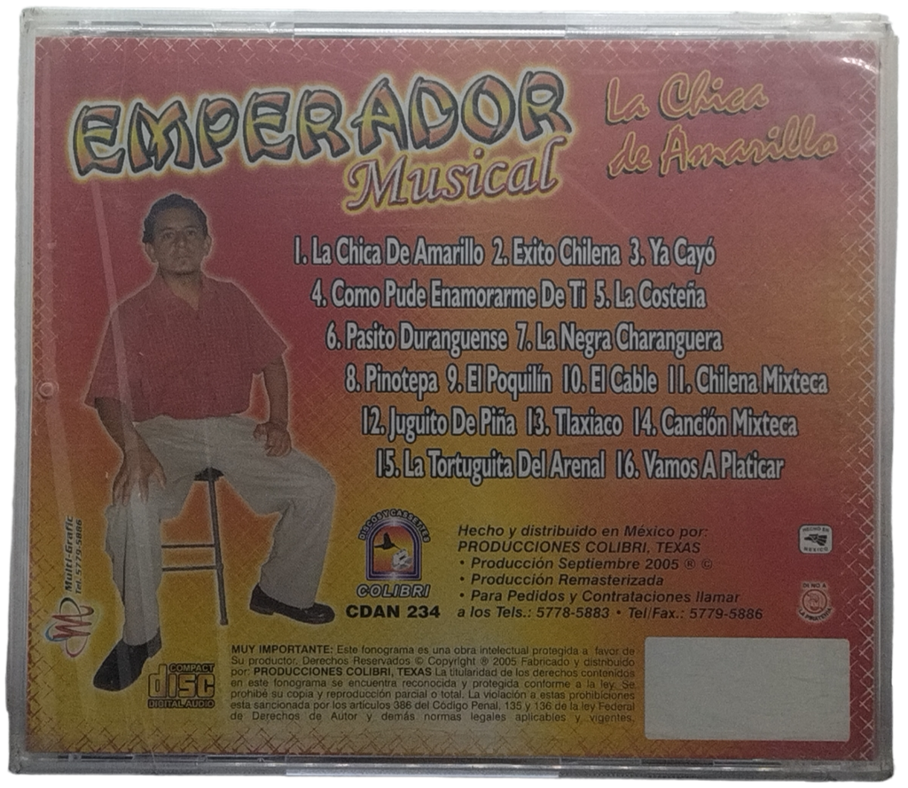 Emperador Musical - La Chica De Amarillo En Vivo