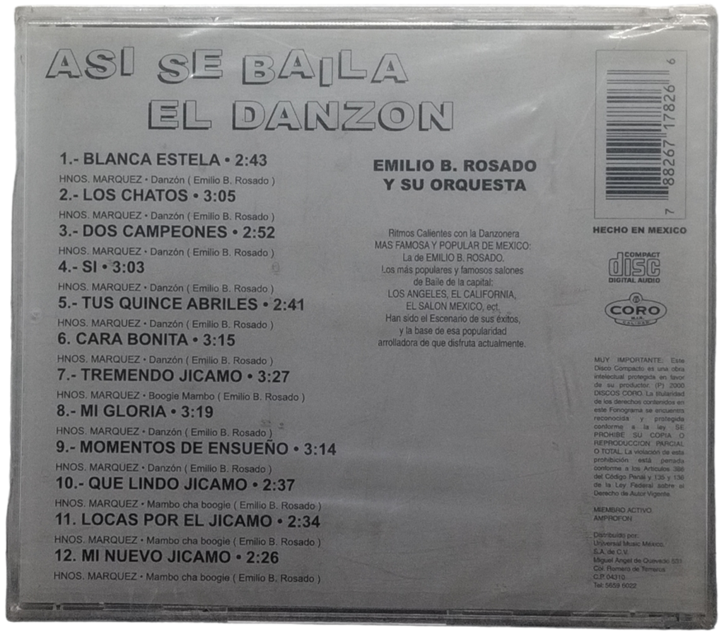 Emilio B. Rosado - Asi Se Baila El Danzon