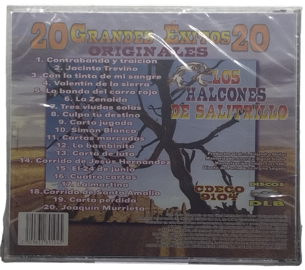 Los Halcones De Salitrillo - 20 Grandes Exitos 20