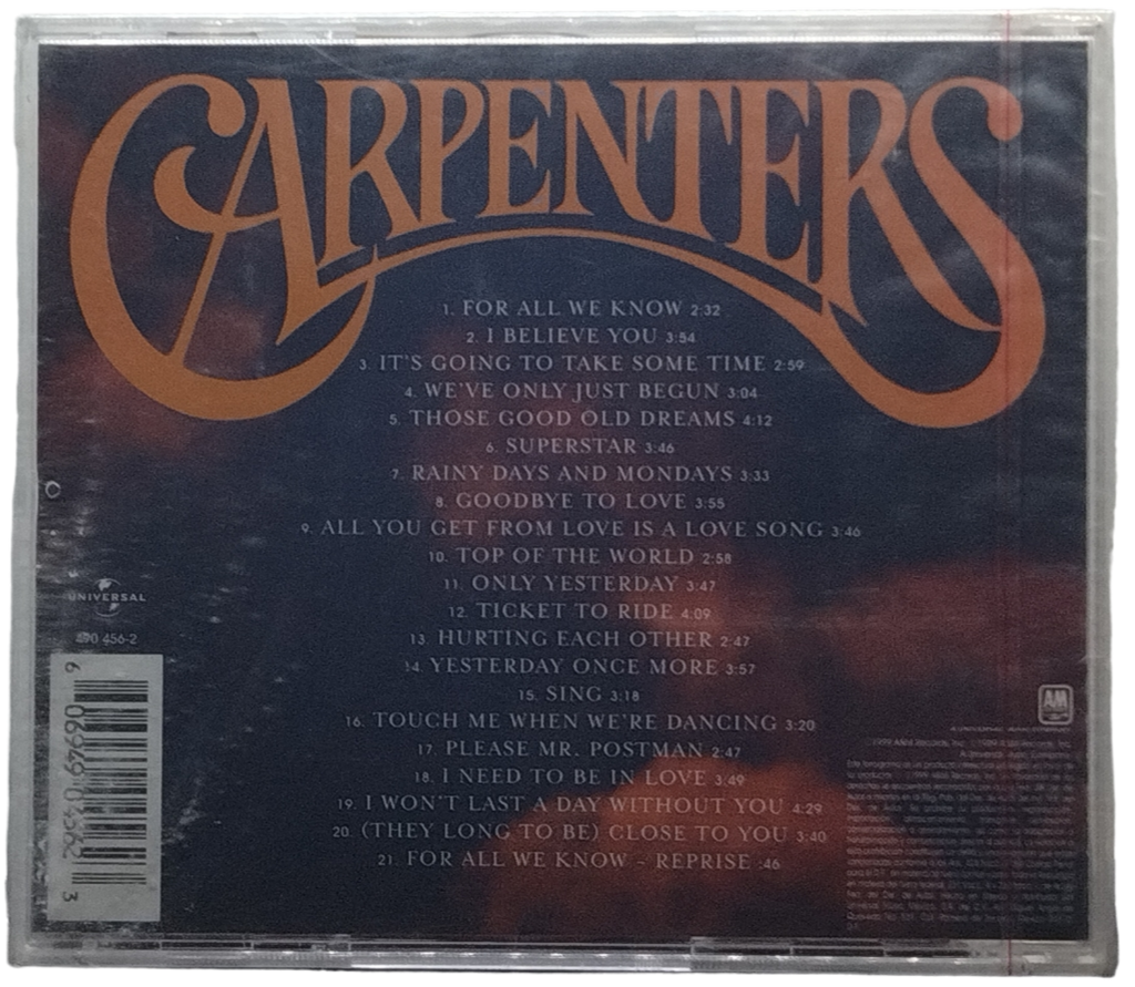 Carpenters - Singles 1969 - 1981
