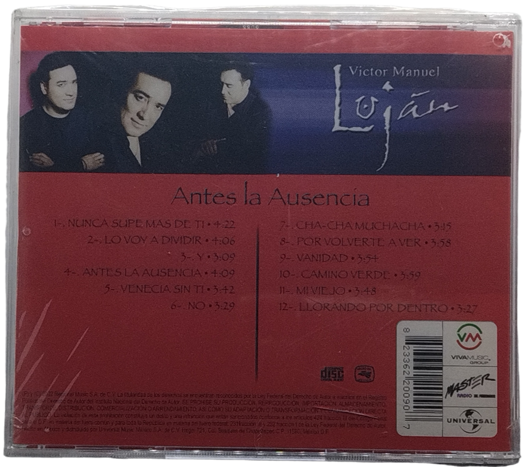 Victor Manuel Lujan - Antes De La Ausencia