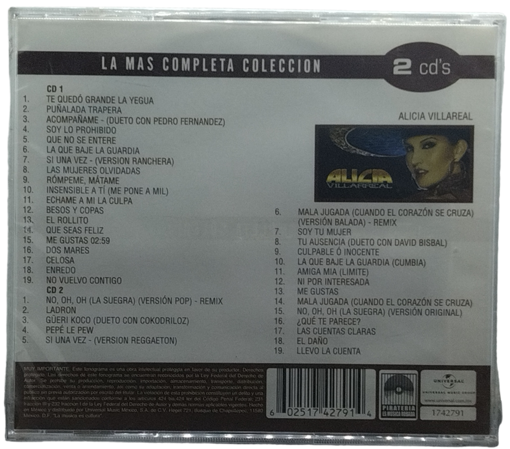 Alicia Villareal - La Mas Completa Coleccion