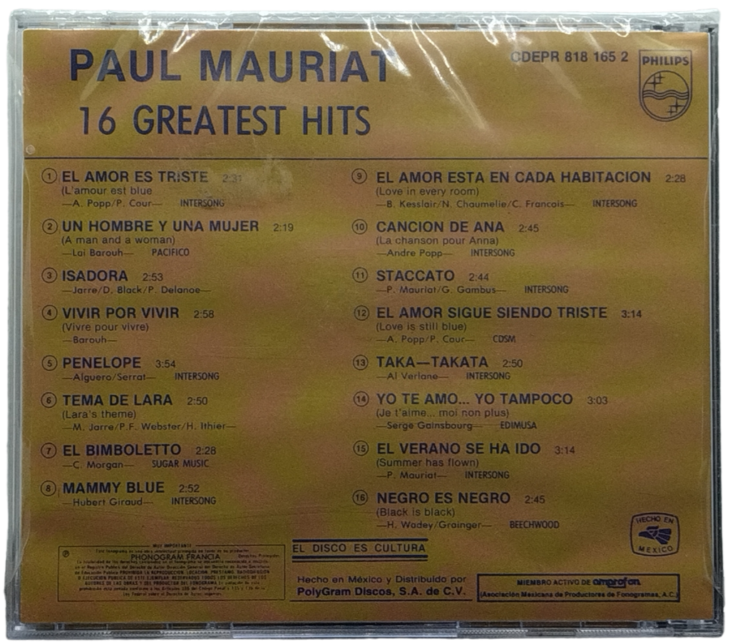 Paul Mauriat - 16 Greatest Hits