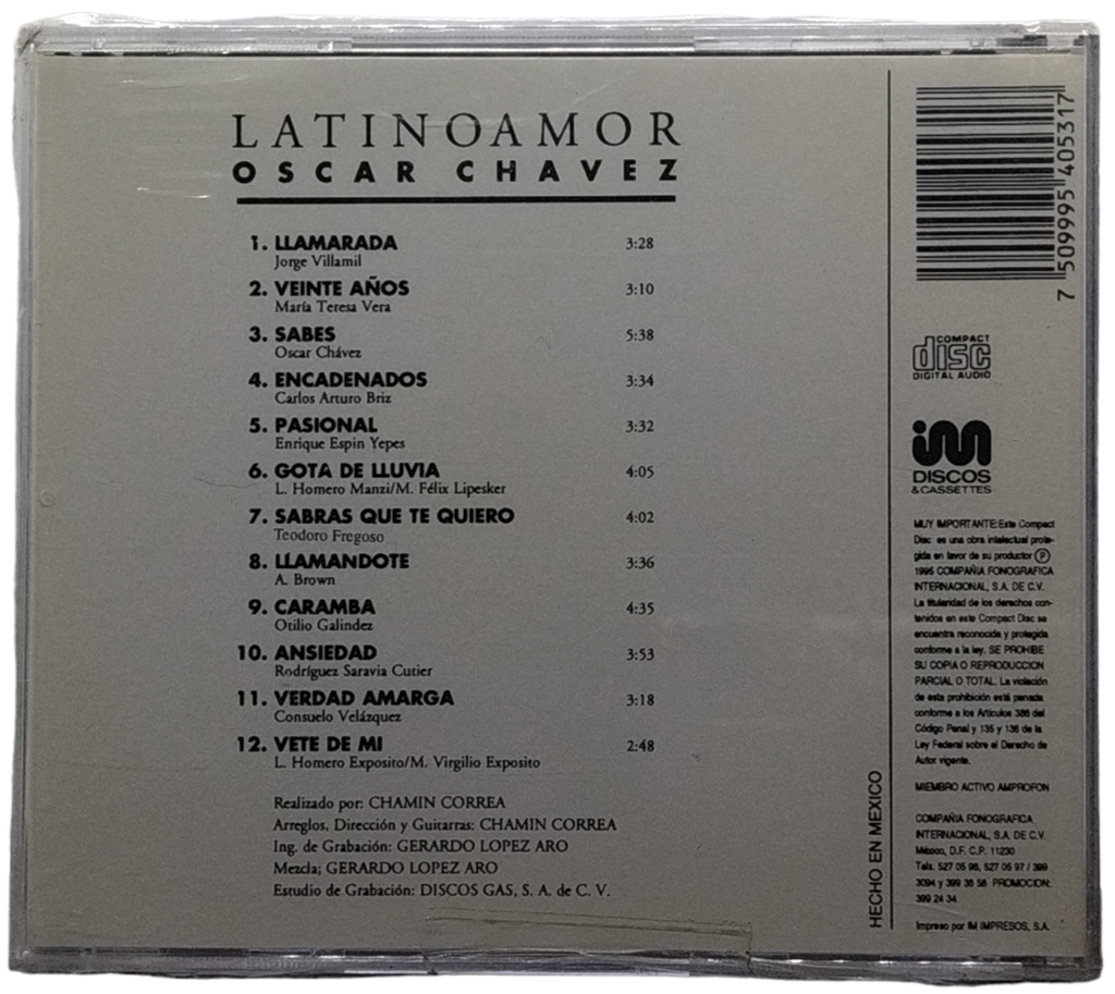 Oscar Chavez - Latino Amor